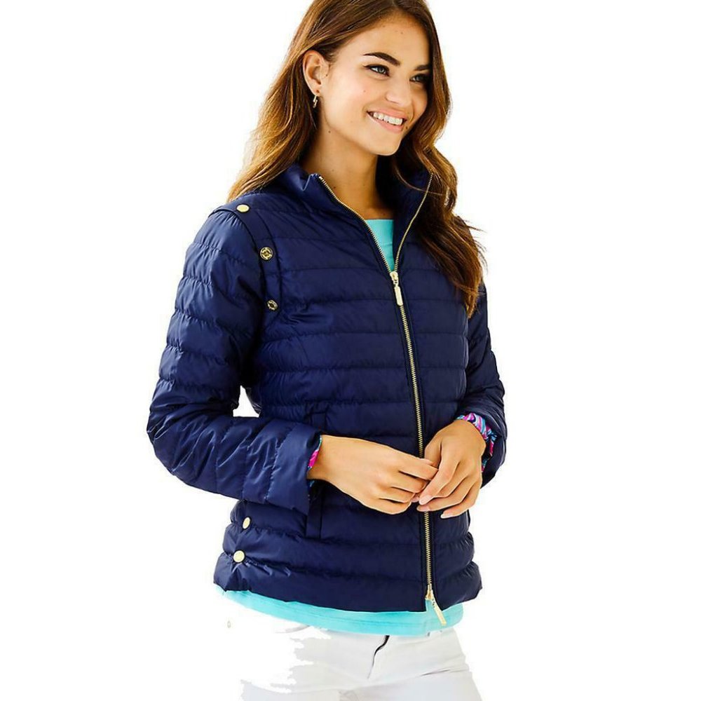 Lilly Pulitzer 2 In 1 Haisley Puffer Jacket/Vest